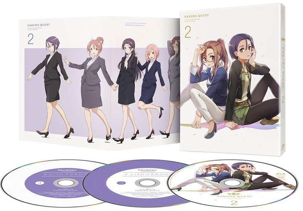 Sakura Quest Bluray cover 2 Sakura Quest Bluray cover 2